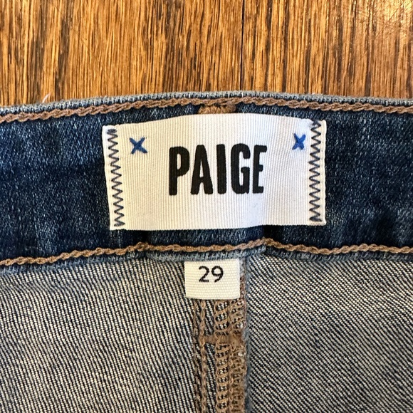 Medium Blue Distressed Skinny Jeans - Picture 4 of 6